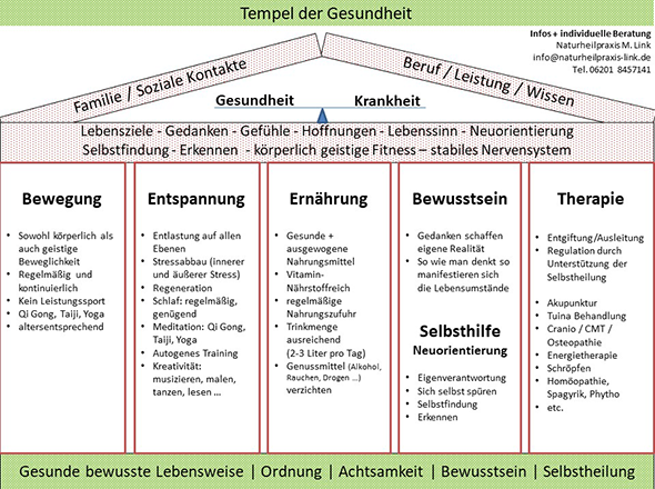 Grafik: "Tempel der Gesundheit"